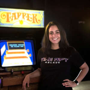 Time Rift Arcade Logo T-Shirt