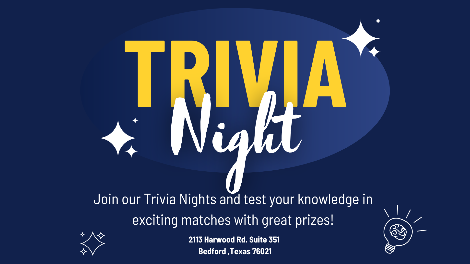 Trivia Nights at Time Rift Arcade in Bedford Texas.